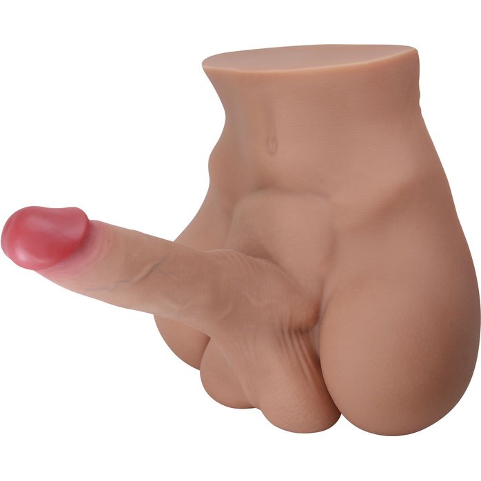 Мужской полуторс Rhyne с членом и анальным тоннелем - Crazy Bull