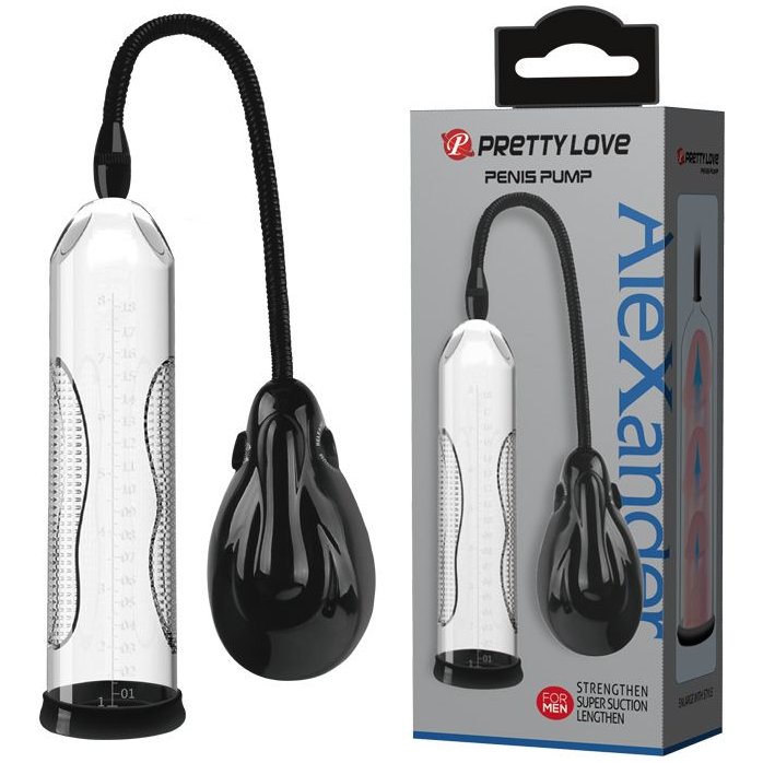 Прозрачная автоматическая вакуумная помпа - Pretty Love. Фотография 2.