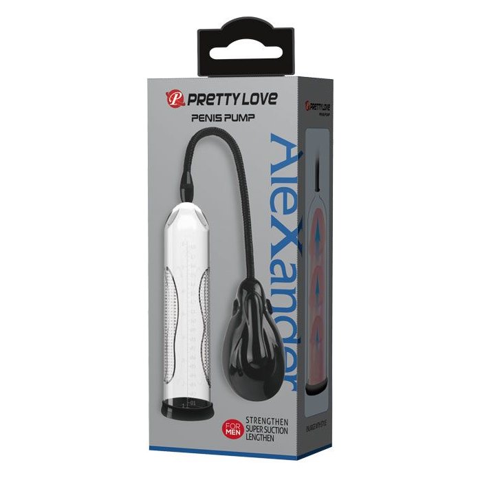 Прозрачная автоматическая вакуумная помпа - Pretty Love. Фотография 3.