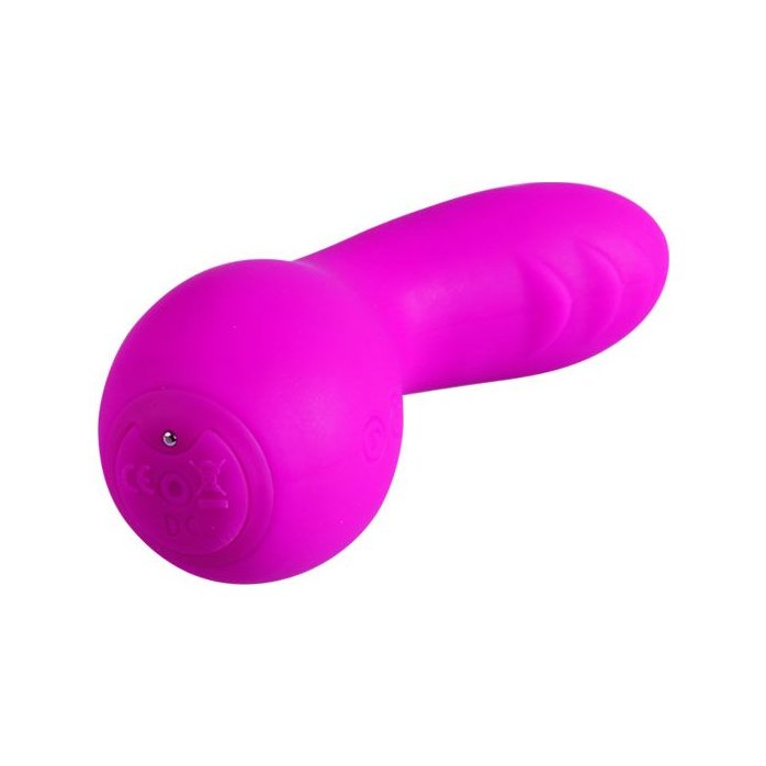 Лиловый клиторальный вибратор Gourd - Pretty Love. Фотография 6.