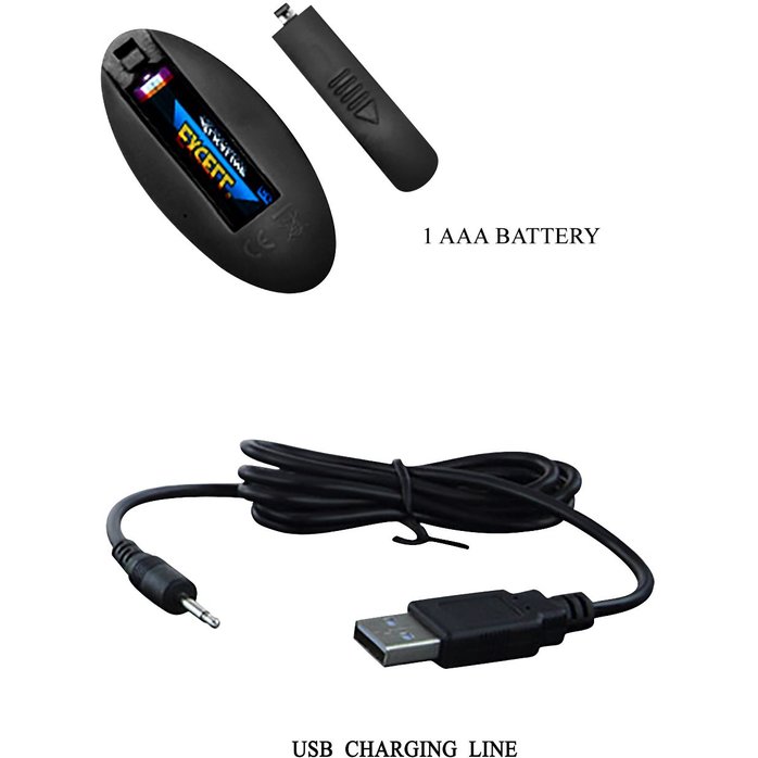 Черный анальный вибростимулятор с пультом ДУ - 13,8 см - Mr.Play. Фотография 8.