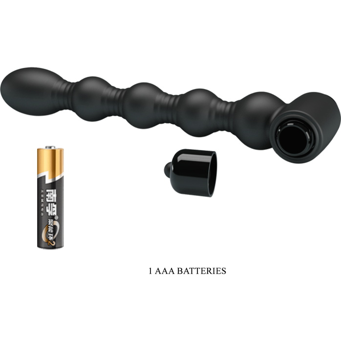 Черный анальный вибростимулятор - 18,2 см - Mr.Play. Фотография 8.