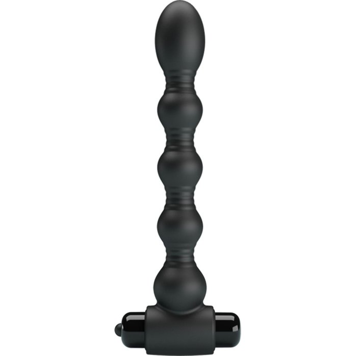 Черный анальный вибростимулятор - 18,2 см - Mr.Play