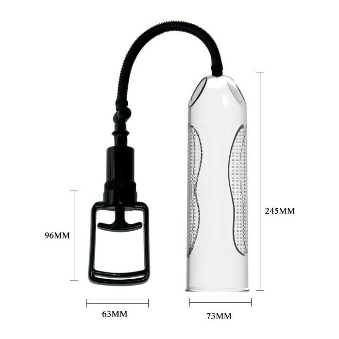 Прозрачная вакуумная помпа с вибрацией AleXander - Pretty Love. Фотография 6.