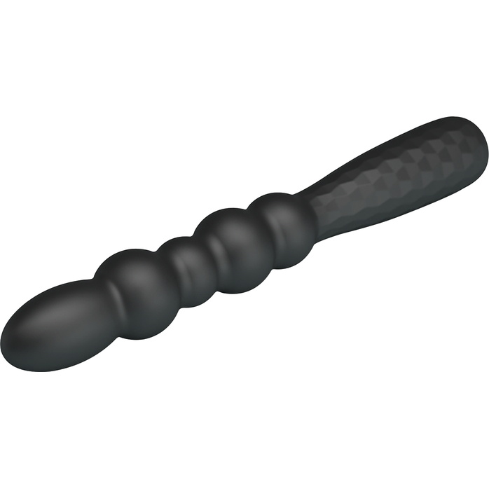 Черный гибкий анальный вибратор - 18,5 см - Mr.Play. Фотография 5.