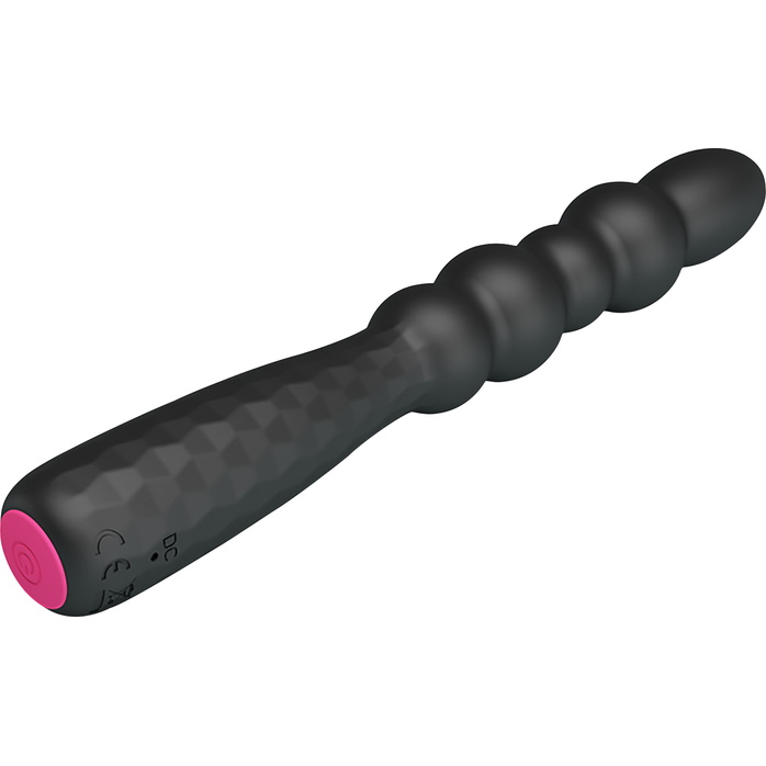 Черный гибкий анальный вибратор - 18,5 см - Mr.Play. Фотография 6.