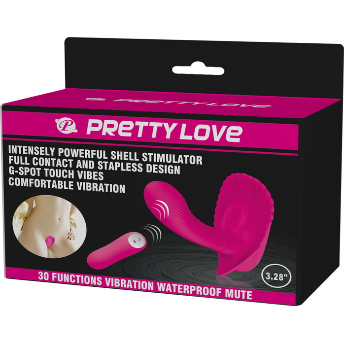 Розовая вагинальная пробка для G-стимуляции - Pretty Love. Фотография 9.