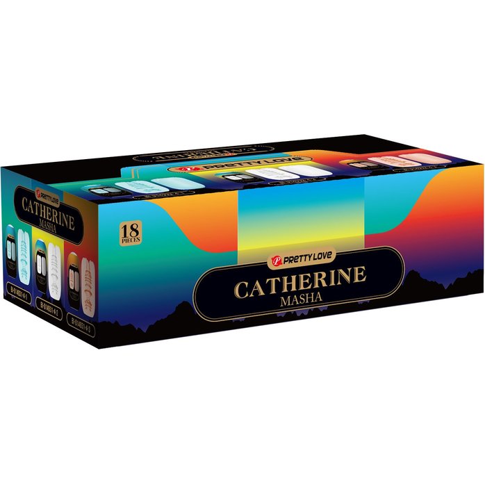 Набор из 18 мастурбаторов Catherine Masha - Pretty Love. Фотография 3.