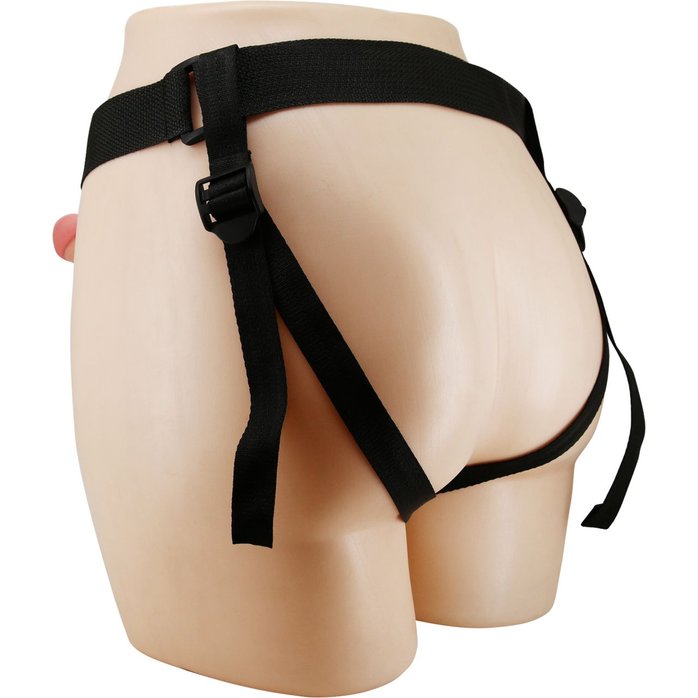 Телесный мужской страпон Mavis - Pretty Love. Фотография 3.