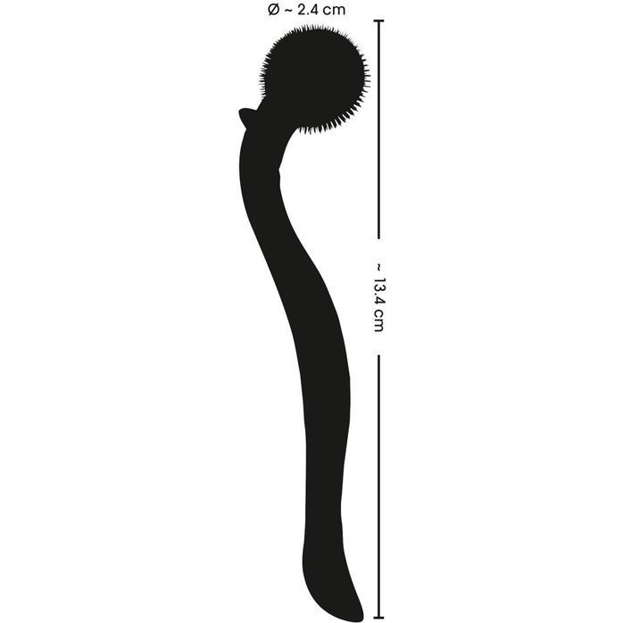 Черное колесо Вартенберга Micro Pinwheel - 13,4 см - Fetish Collection. Фотография 7.