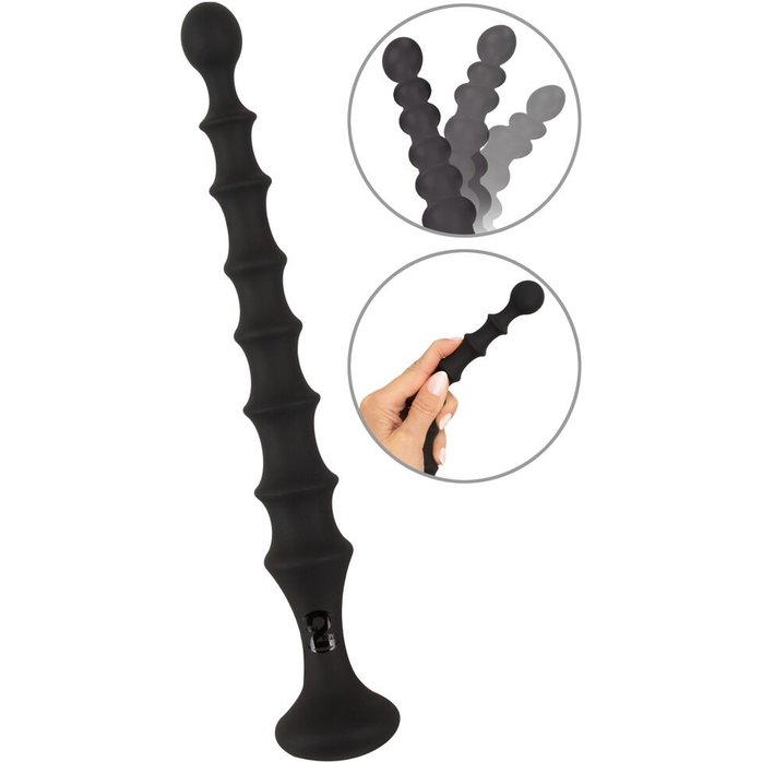 Черная анальная ёлочка Magic Anal Wand - 26,9 см - You2Toys. Фотография 7.