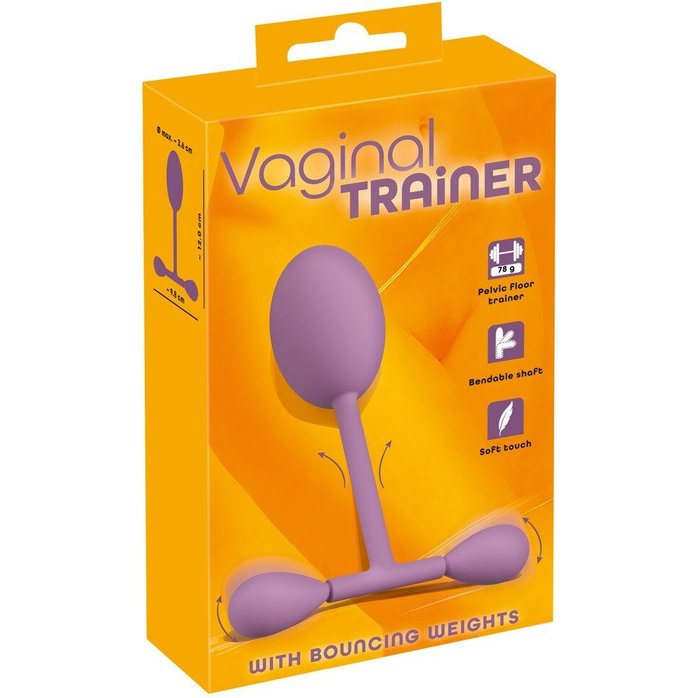 Сиреневый тренажер мыщц тазового дна Vaginal Trainer - You2Toys. Фотография 2.