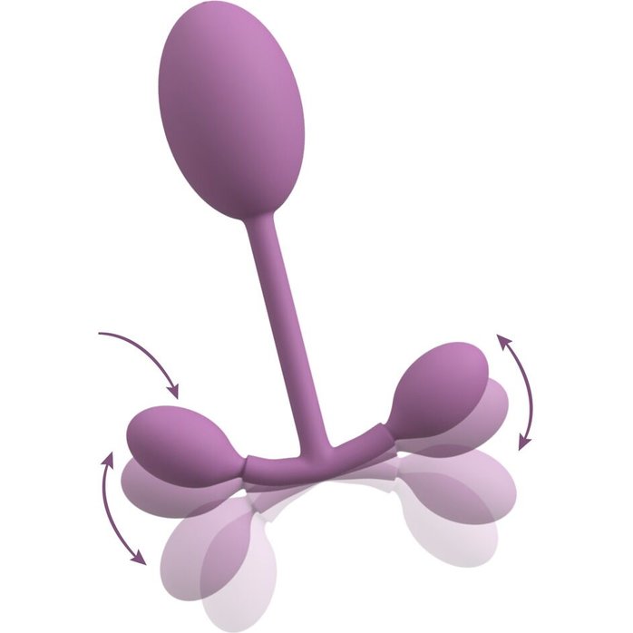 Сиреневый тренажер мыщц тазового дна Vaginal Trainer - You2Toys. Фотография 7.