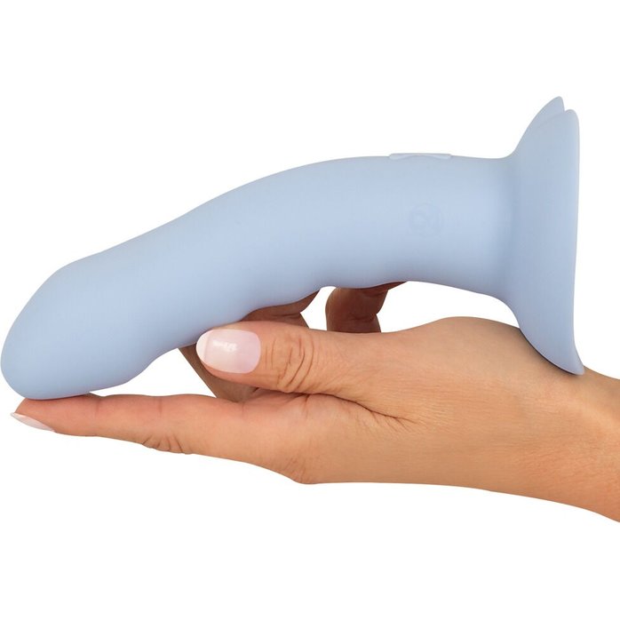 Голубой вибростимулятор на присоске Heart Guy - 17 см - You2Toys. Фотография 7.