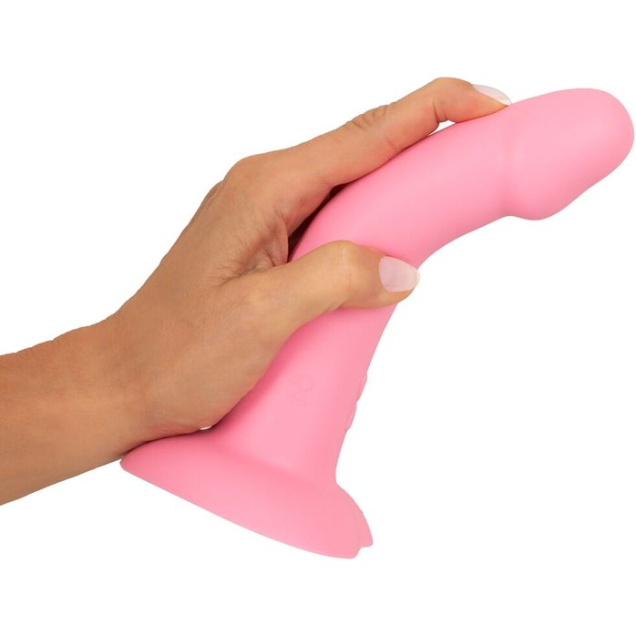 Розовый вибростимулятор на присоске Heart Guy - 19 см - You2Toys. Фотография 8.