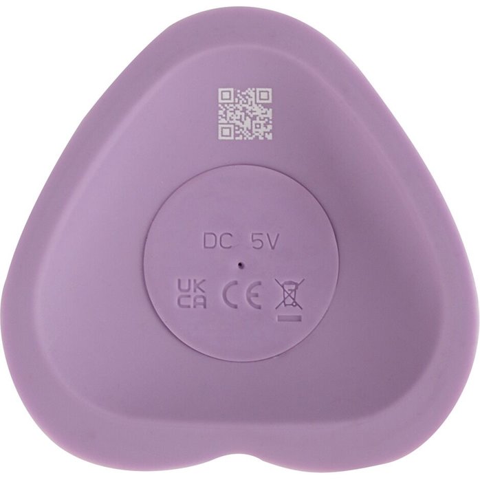 Сиреневый вибростимулятор на присоске Heart Guy - 19,5 см - You2Toys. Фотография 6.