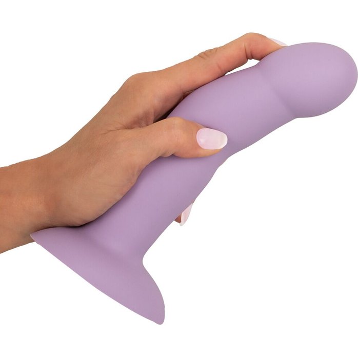 Сиреневый вибростимулятор на присоске Heart Guy - 19,5 см - You2Toys. Фотография 8.