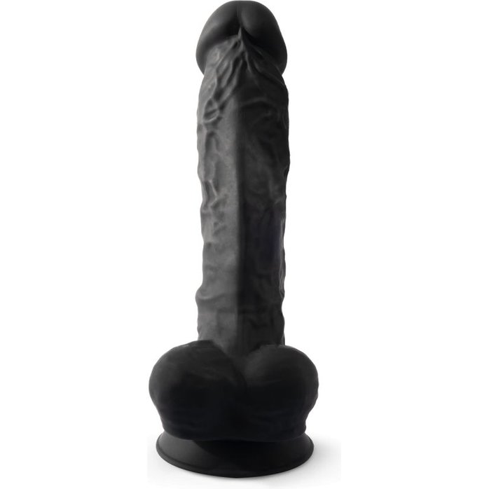 Черный фаллоимитатор SILEXD Model 1 9 - 23 см - SILEXD. Фотография 3.