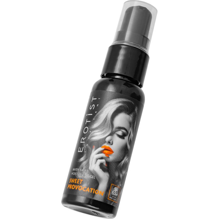 Съедобный гель Erotist Sweet Provocation Lemon And Caramel - 30 мл. Фотография 3.
