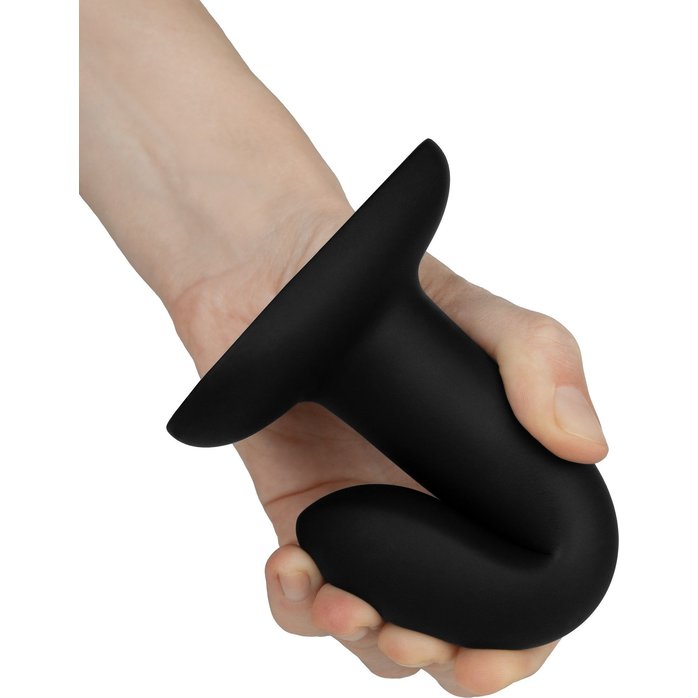 Черный нереалистичный дилдо Emotional на присоске - 13 см - Flow. Фотография 5.