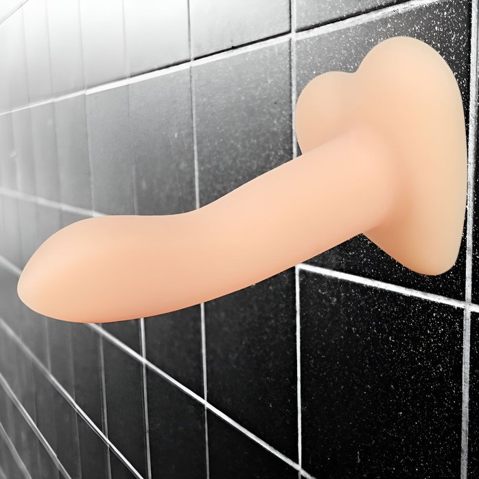 Телесный нереалистичный дилдо Emotional на присоске - 13 см - Flow. Фотография 7.