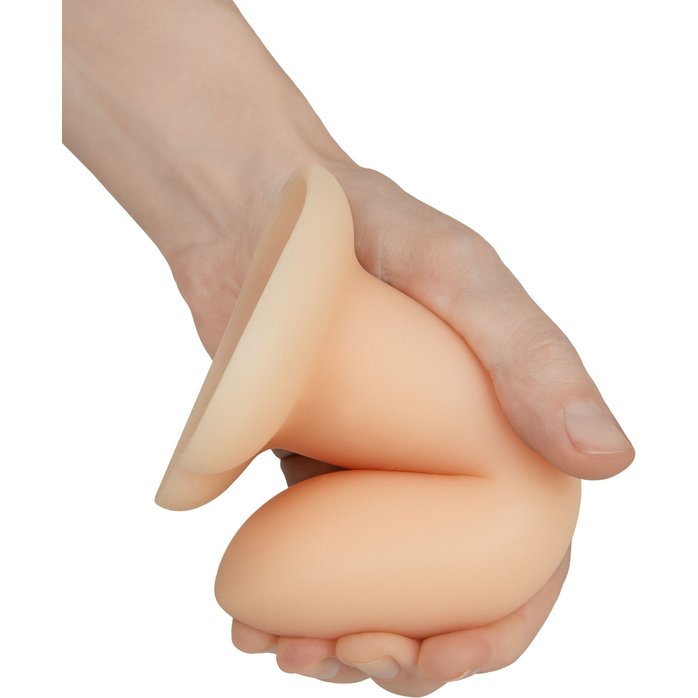 Телесный нереалистичный дилдо Emotional Plus - 13 см - Flow. Фотография 4.