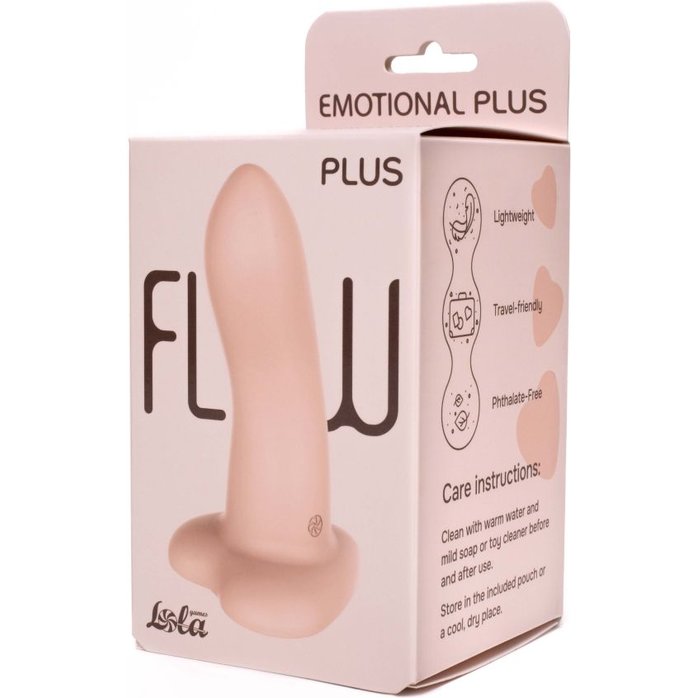 Телесный нереалистичный дилдо Emotional Plus - 13 см - Flow. Фотография 7.