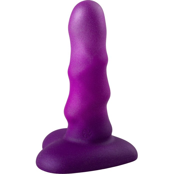 Фиолетовый нереалистичный дилдо Unicorn Max - 12,5 см - Flow. Фотография 2.