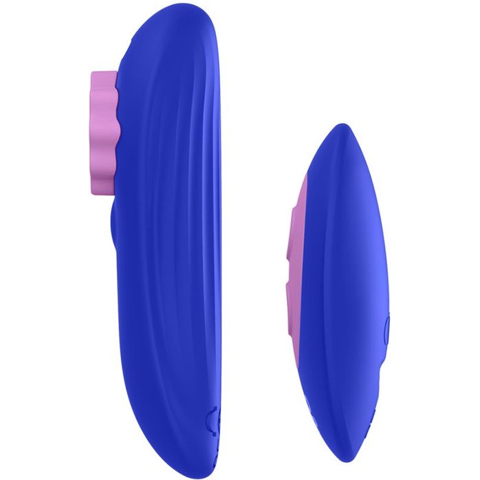 Синий вибратор в трусики с пультом ДУ Party. Фотография 5.