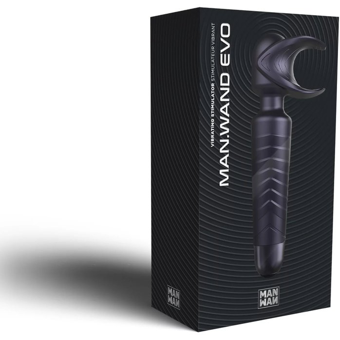 Сливовый вибромассажёр для мужчин Man.wand Evo. Фотография 5.