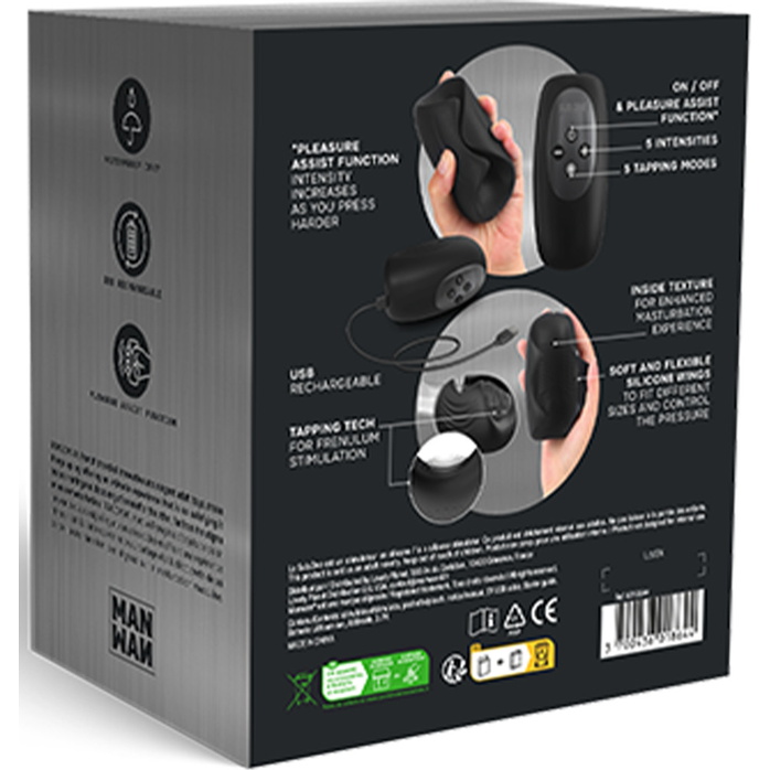 Черный мастурбатор Manwan Sub One. Фотография 6.
