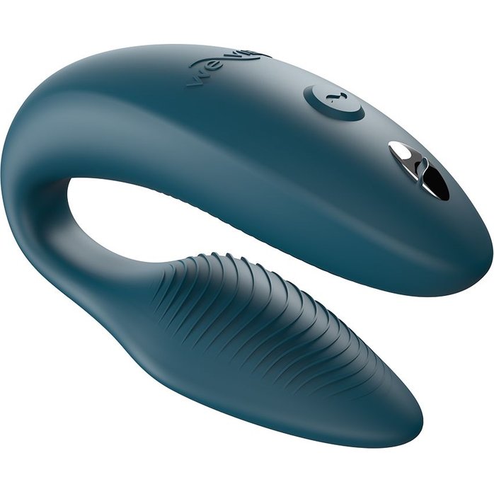 Зеленый вибратор для пар We-Vibe Sync 2 с пультом ДУ. Фотография 2.