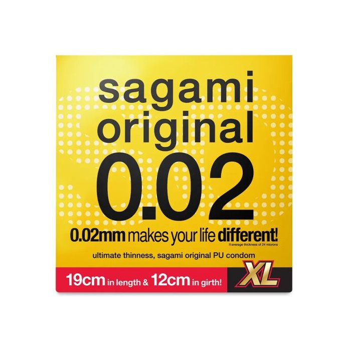 Презерватив увеличенного размера Sagami Original 0.02 XL-size - 1 шт