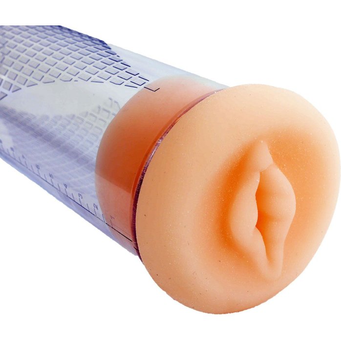 Телесный уплотнитель для вакуумной помпы в виде вагины. Фотография 3.