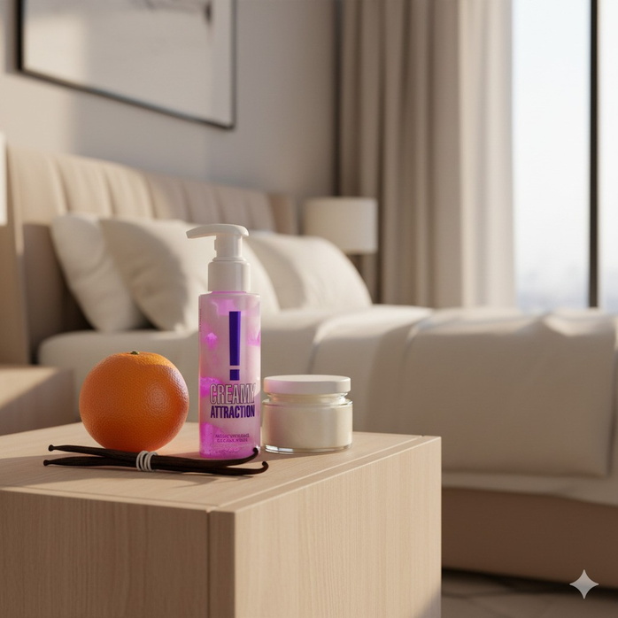 Увлажняющий крем-гель для тела Creamy Attraction Seduction - 100 мл. Фотография 4.