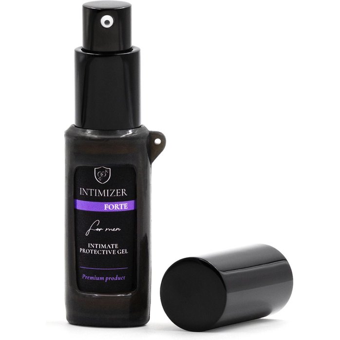Мужской антибактериальный эко-гель для интимного ухода Intimizer Forte - 20 мл. Фотография 4.