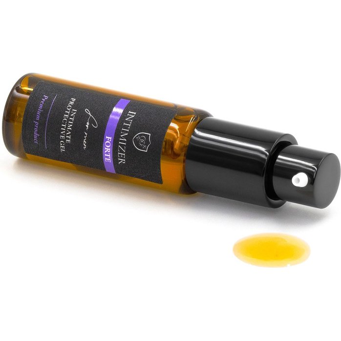 Мужской антибактериальный эко-гель для интимного ухода Intimizer Forte - 20 мл. Фотография 5.