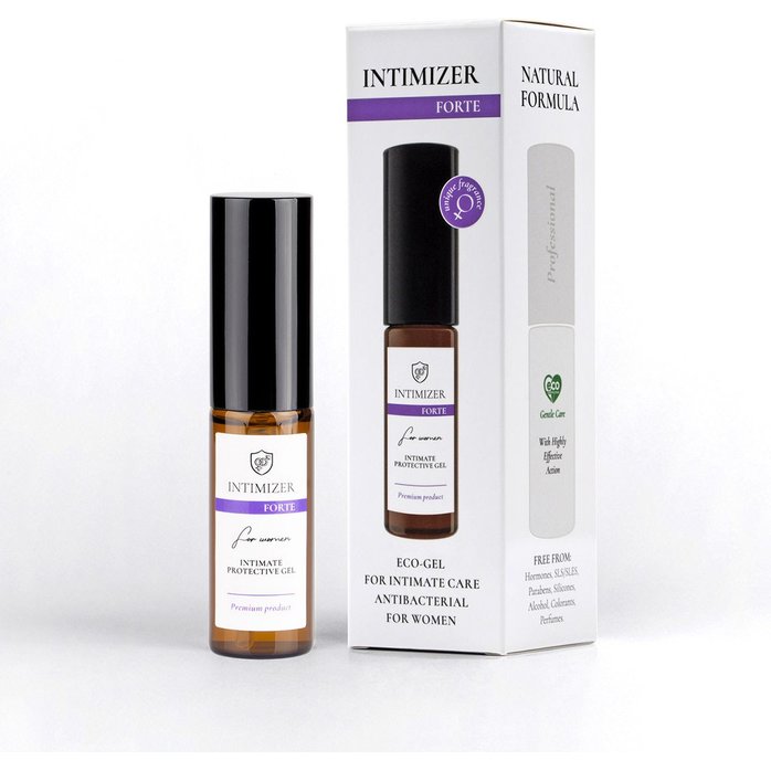 Женский антибактериальный эко-гель для интимного ухода Intimizer Forte - 20 мл. Фотография 2.