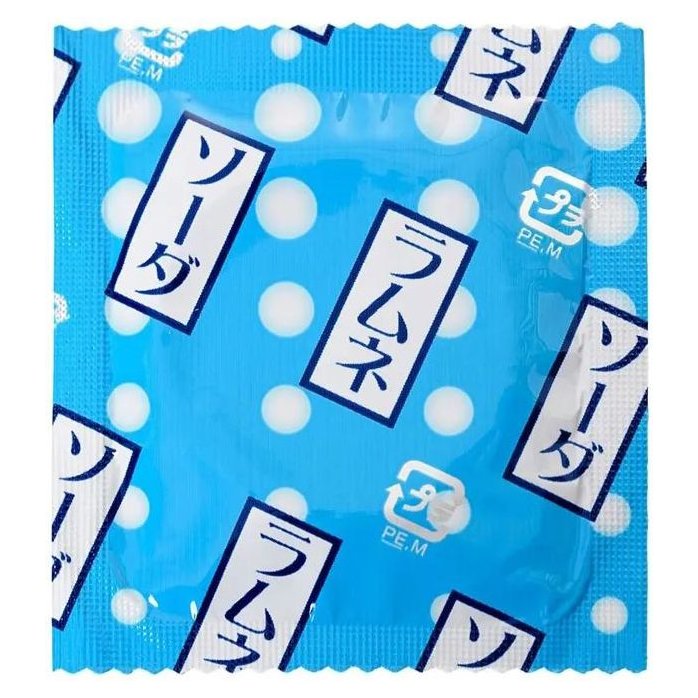 Презерватив Sagami Studded Lemonade с ароматом лимонада - 1 шт. Фотография 2.