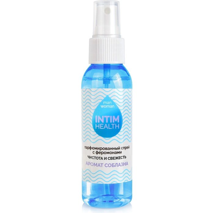 Парфюмированный спрей Intim Health для нижнего белья и тела с соблазнительным ароматом - 95 мл - Серия Intim Health