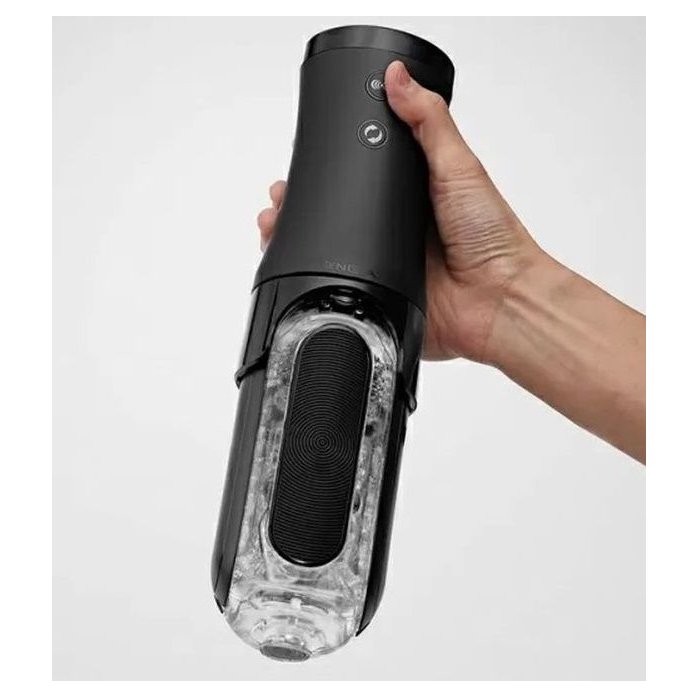 Набор Tenga Flip Zero Electronic Vibrotation: мастурбатор с вибрацией и устройство вращения. Фотография 3.