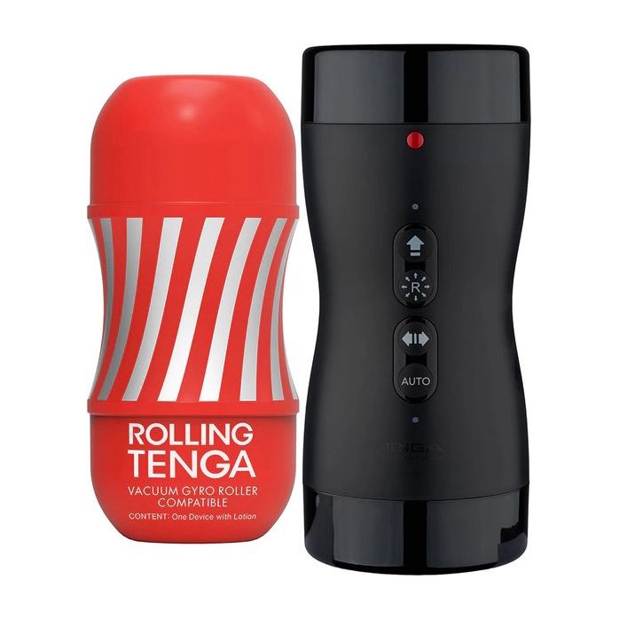 Набор Tenga Vacuum Gyro Roller 3s: мастурбатор и устройство для вращения и создания вакуума. Фотография 3.