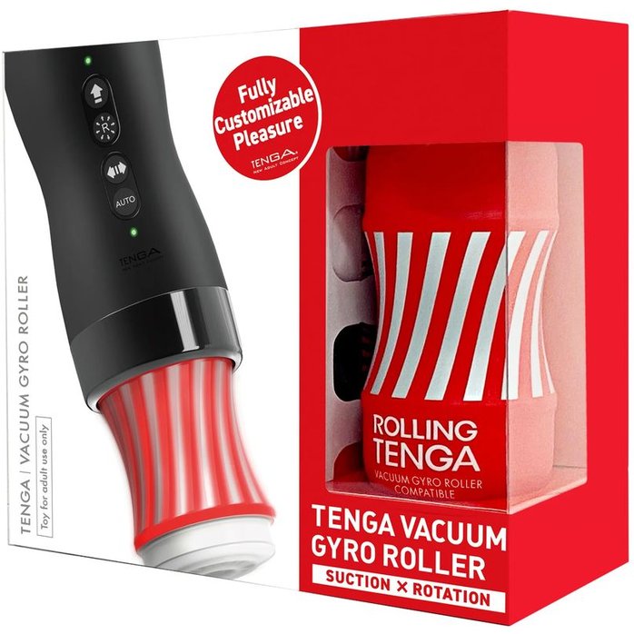 Набор Tenga Vacuum Gyro Roller 3s: мастурбатор и устройство для вращения и создания вакуума