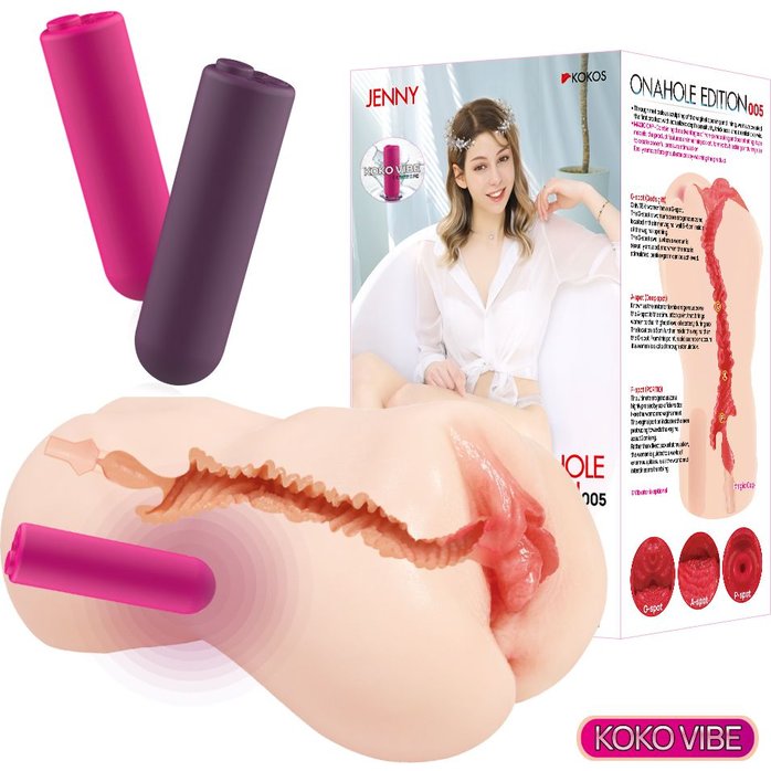 Мастурбатор-вагина с вибрацией Jenny Onahole edition 005. Фотография 2.