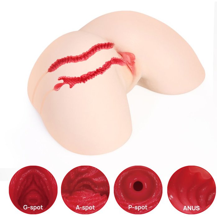 Мастурбатор-полуторс с двойным слоем материала Jenny Onahole Real Hips. Фотография 8.