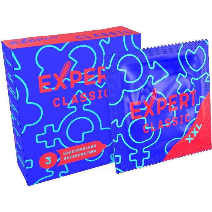 Презервативы увеличенного размера Expert Classic XXL - 3 шт