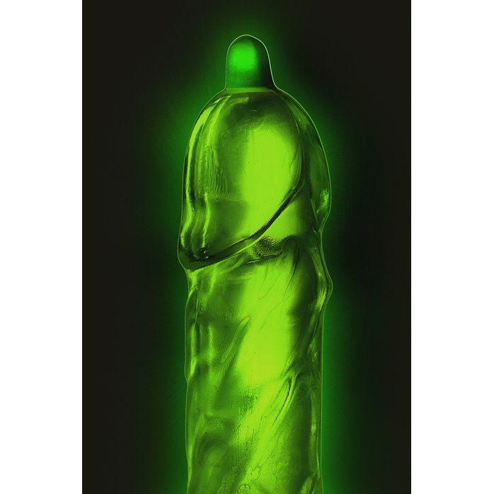 Светящиеся в темноте презервативы Expert Neon - 15 шт. Фотография 4.