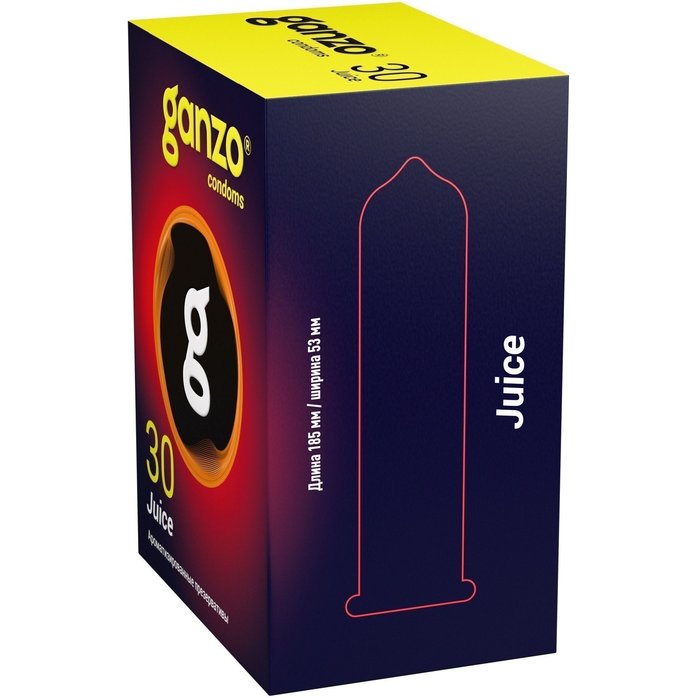 Ароматизированные презервативы Ganzo Juice - 30 шт. Фотография 4.