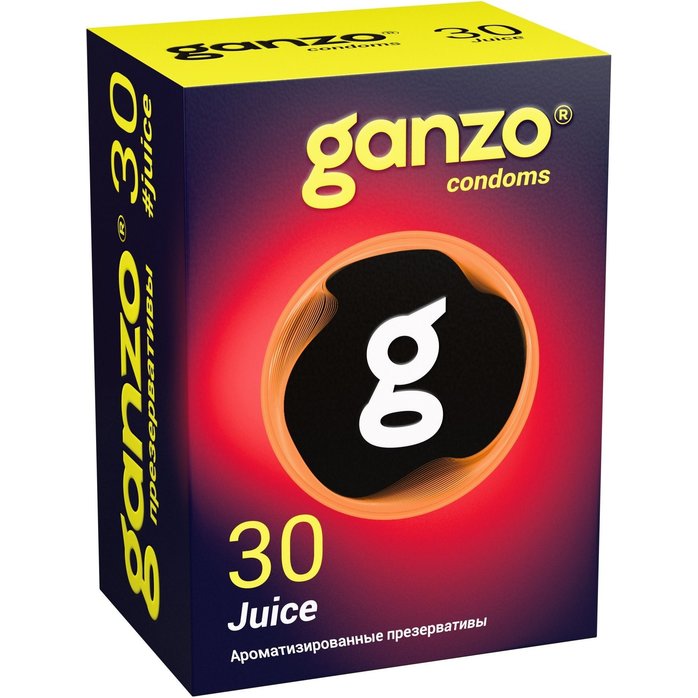 Ароматизированные презервативы Ganzo Juice - 30 шт