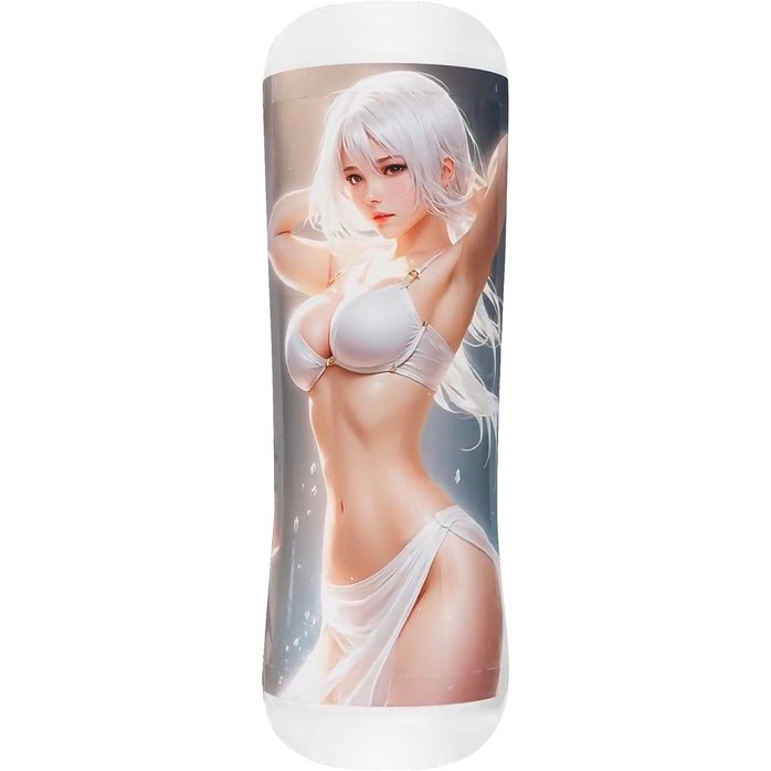 Двусторонний мастурбатор в колбе аниме - вагина и ротик. Фотография 2.